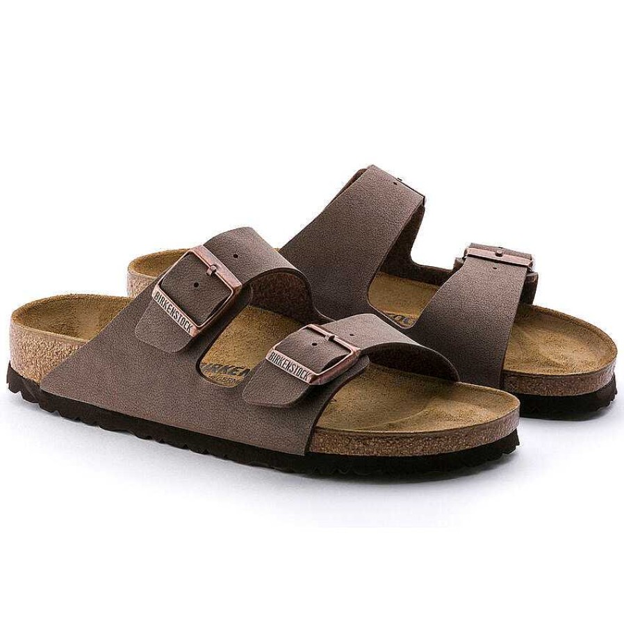 Schuhwerk Birkenstock Sandalen | Arizona Birkibuc Sandalen Fur Damen Mokka