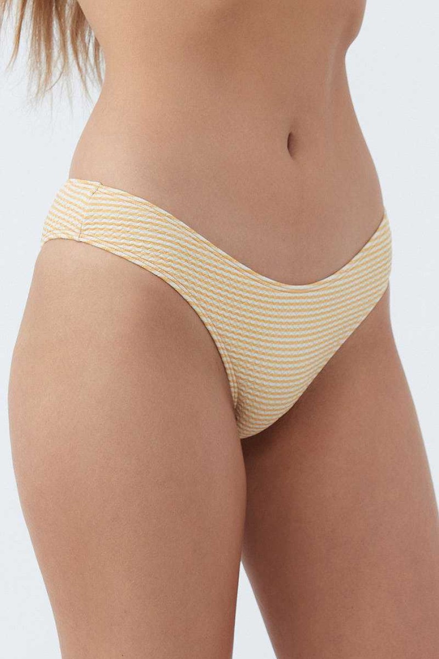 Damen O'Neill Bademode | Diya Stripe Matira Bottom Fur Damen Sahara