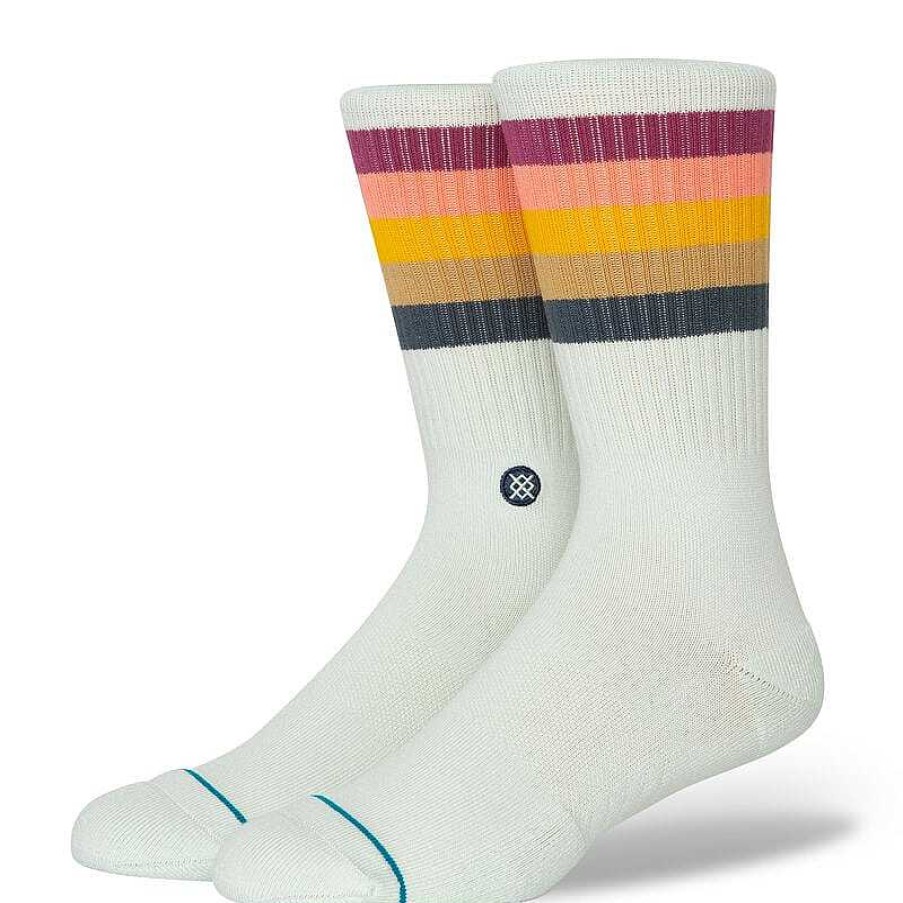 Herren Stance Socken | Maliboo Crew-Socken Hellblau