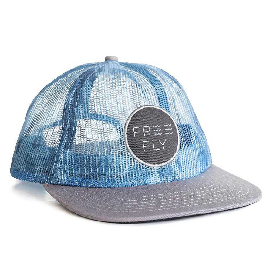 Herren Free Fly Apparel Kopf- Und Halsbekleidung | Mesh-Snapback Wassertarn