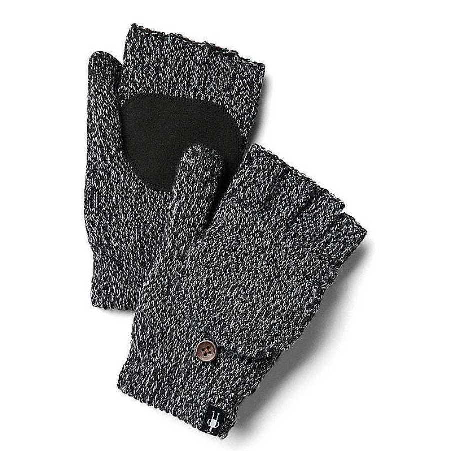 Herren Smartwool Handschuhe | Cozy Grip Flip Mitt Schwarz