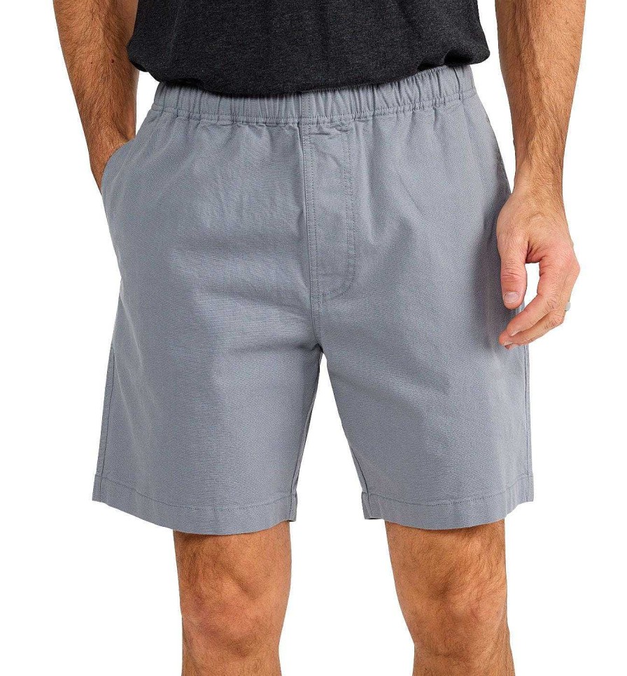 Herren Free Fly Apparel Kurze Hose | Stretch-Canvas-Shorts Fur Herren 7 Zoll