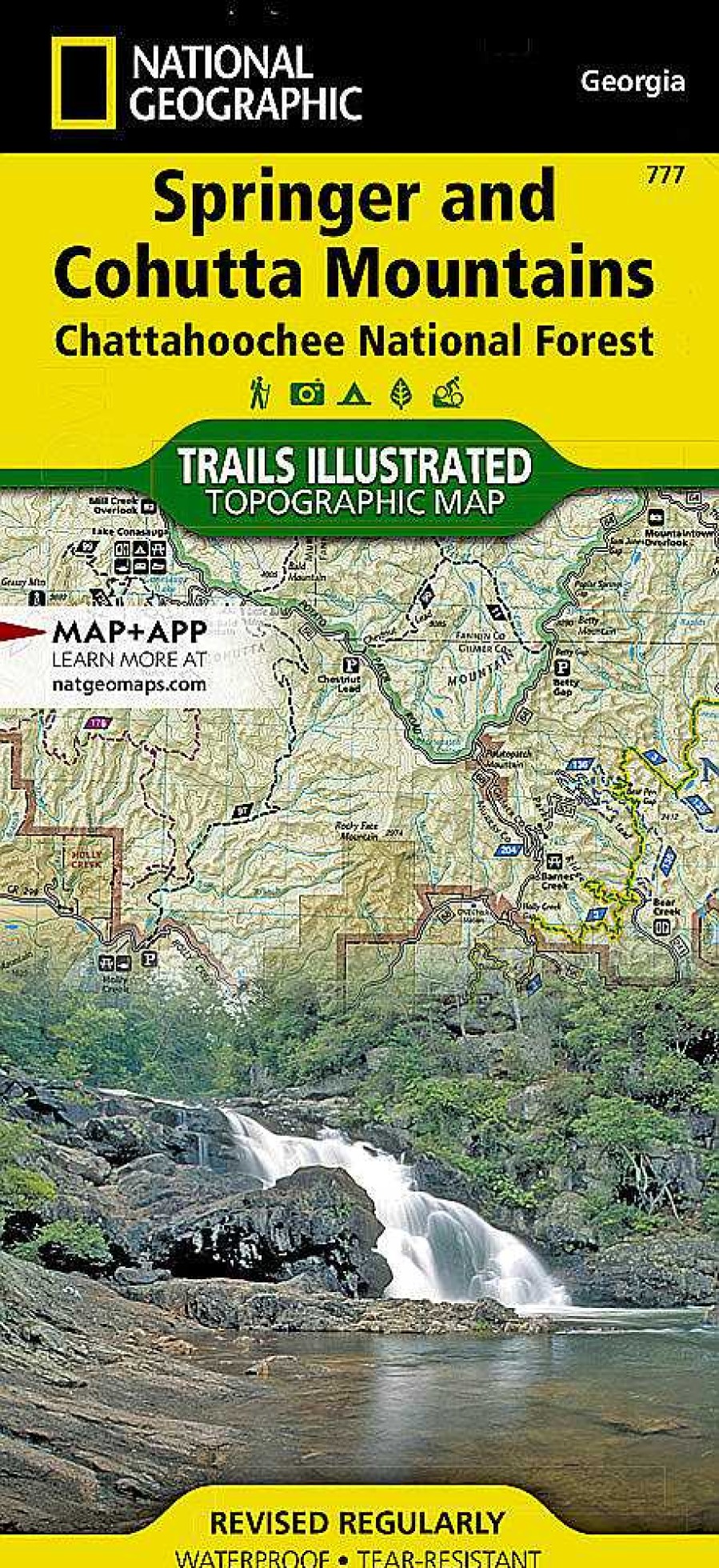 Gang Trails Illustrated | Karte Der Springer- Und Cohutta-Berge