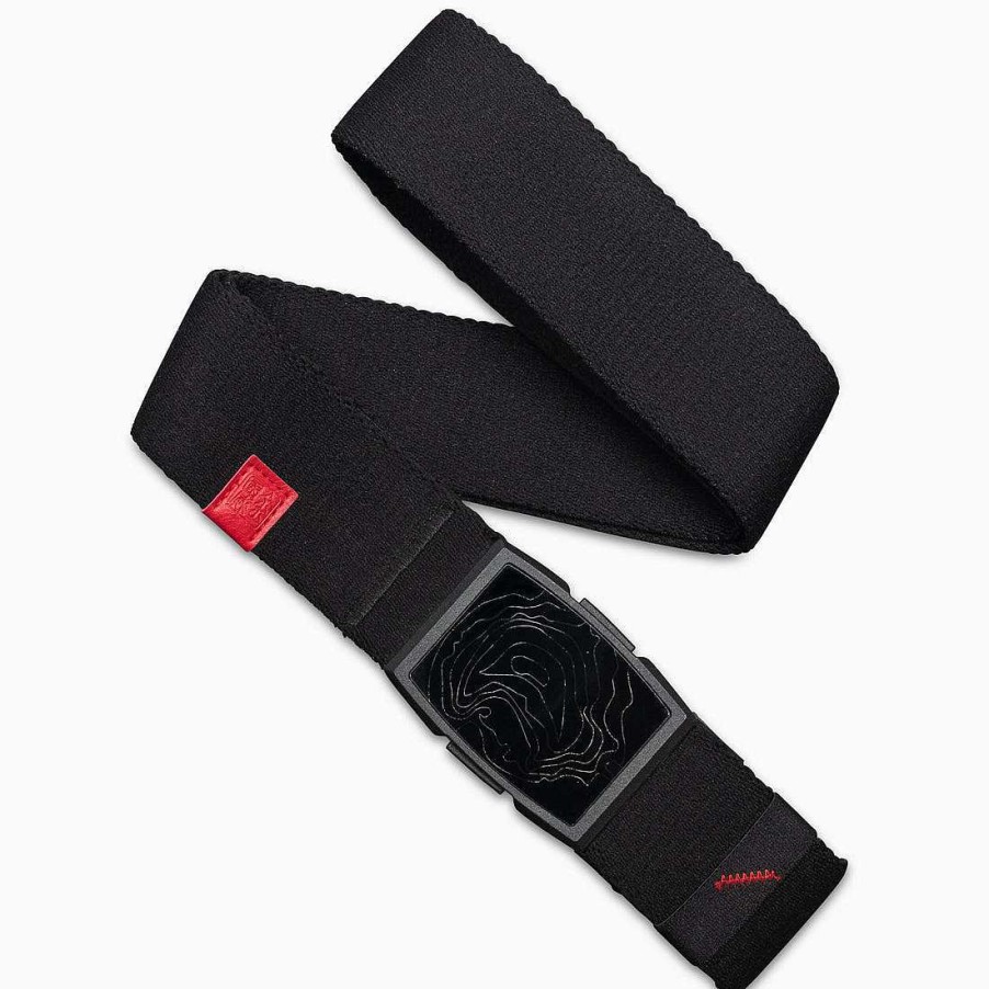 Herren Arcade Belts Gurtel | Topo Jimmy Kinngurtel Schwarz Rot