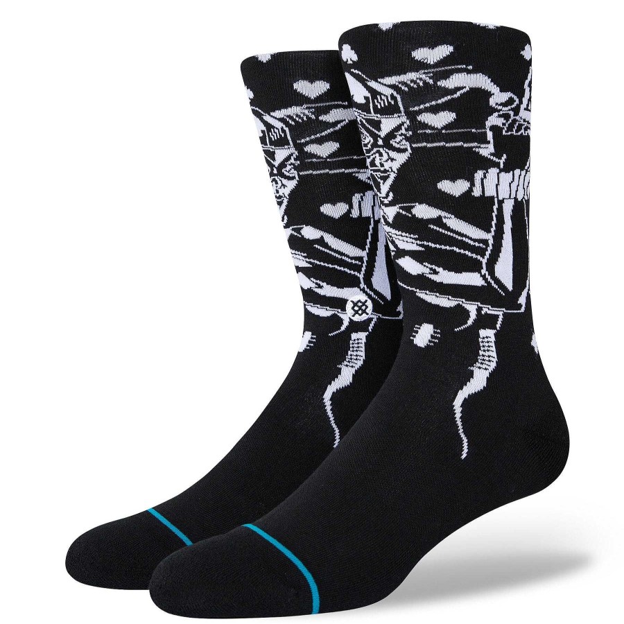 Herren Stance Socken | Batman Harley Quinn Crew Socken Schwarz