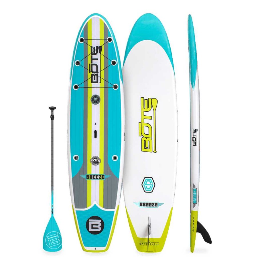 Gang Bote | 11'6" Aufblasbares Breeze Aero Paddle Board Vollstandige Trax-Zitrone