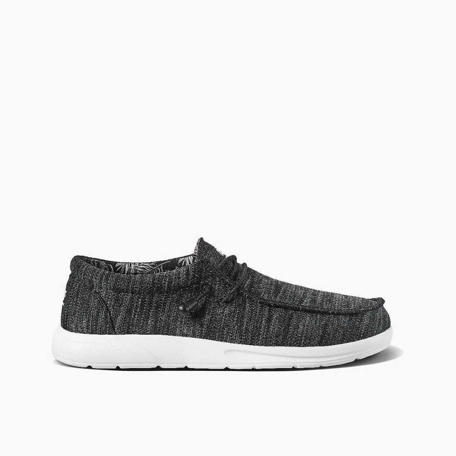 Schuhwerk Reef Schuhe | Cushion Coast Mesh-Schuhe Fur Herren Schwarz/Hellgrau