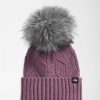 Kinder The North Face Kopf- Und Halsbekleidung | Oh Mega Fur Pom Beanie Fur Jugendliche Hechte Lila