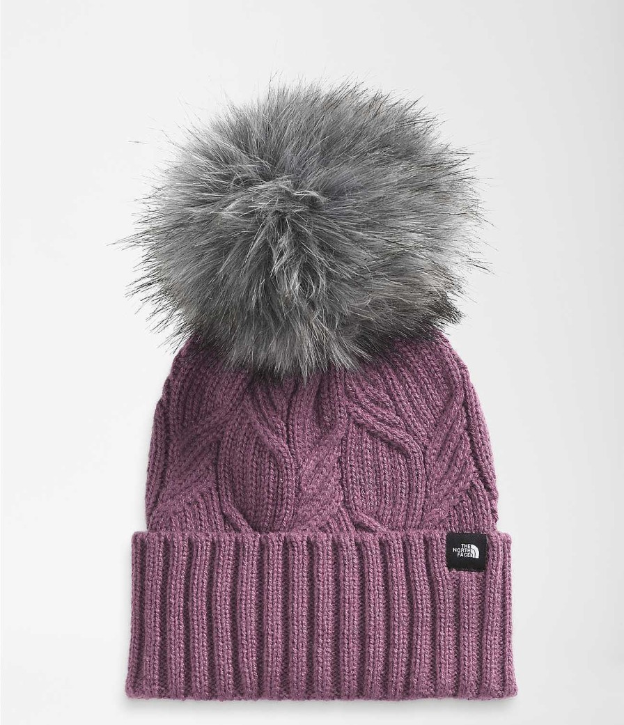 Kinder The North Face Kopf- Und Halsbekleidung | Oh Mega Fur Pom Beanie Fur Jugendliche Hechte Lila