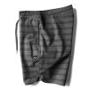 Herren Vissla Kurze Hose | Stoke'M 16,5" Ecolastic Shorts Fur Herren Schwarzer Streifen