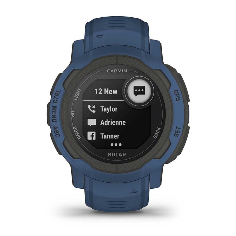 Herren Garmin Uhren | Instinct 2 Solar Edition Gezeitenblau