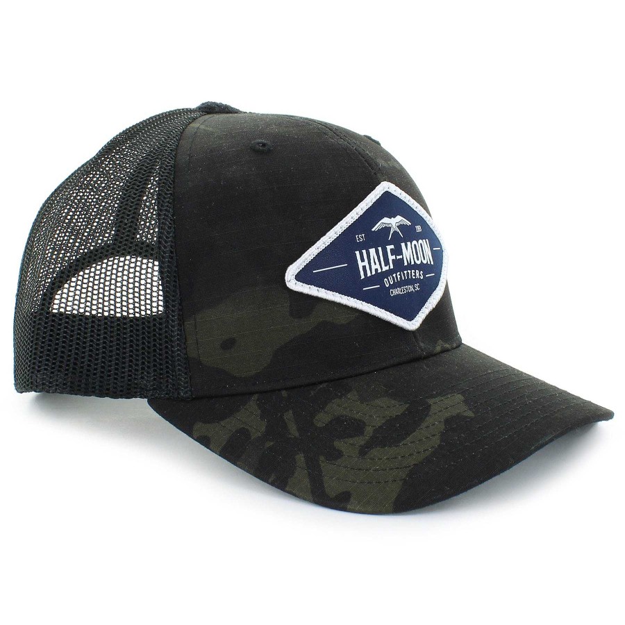 Half-Moon-Kollektion Half-Moon Outfitters Halbmondbekleidung | Diamond Bird Multicam Camo Trucker-Mutze