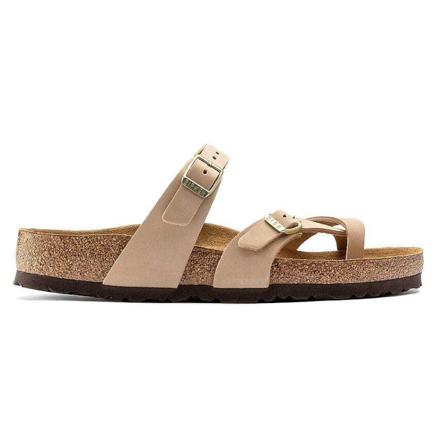 Schuhwerk Birkenstock Sandalen | Mayari Nubukleder-Sandalen Fur Damen Sandburg