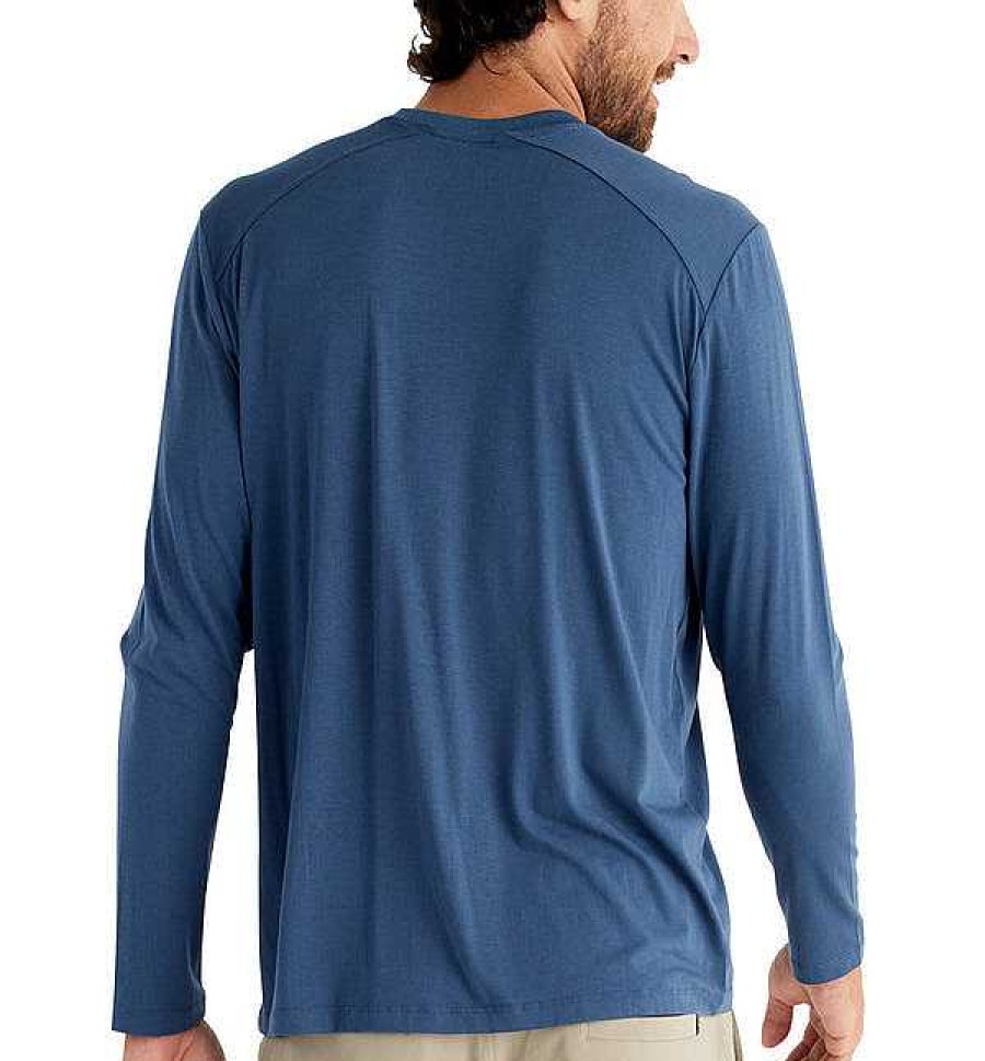 Herren Free Fly Apparel T-Shirts | Bamboo Shade Langarmhemd Fur Herren