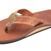 Schuhwerk Rainbow Sandalen | Luxuriose Ledersandalen Mit Einzelner Fusgewolbeunterstutzung Fur Herren