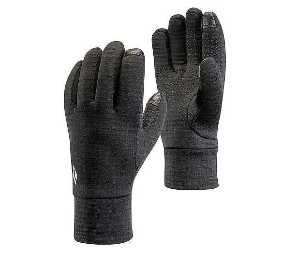 Herren Black Diamond Equipment Handschuhe | Mittelschwere Gridtech-Handschuhe Schwarz