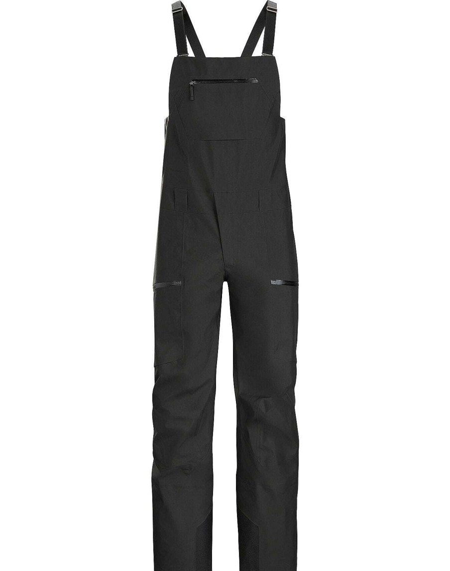 Herren Arc'Teryx Regen- Und Schneebekleidung | Sabre-Latzhose Fur Herren Schwarz