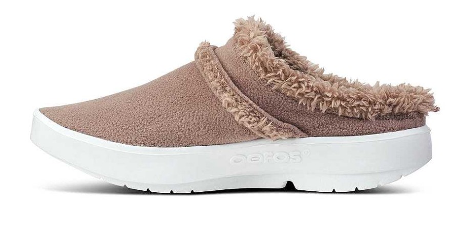 Schuhwerk Oofos Schuhe | Oocoozie Mule-Schuh Fur Damen Schokolade