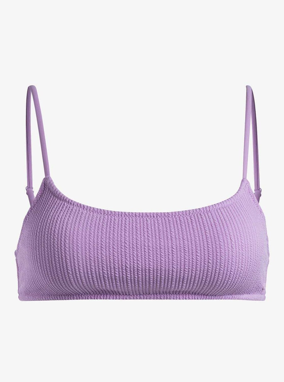 Damen Roxy Bademode | Aruba Basic Bralette-Bikinioberteil Krokusblutenblatt