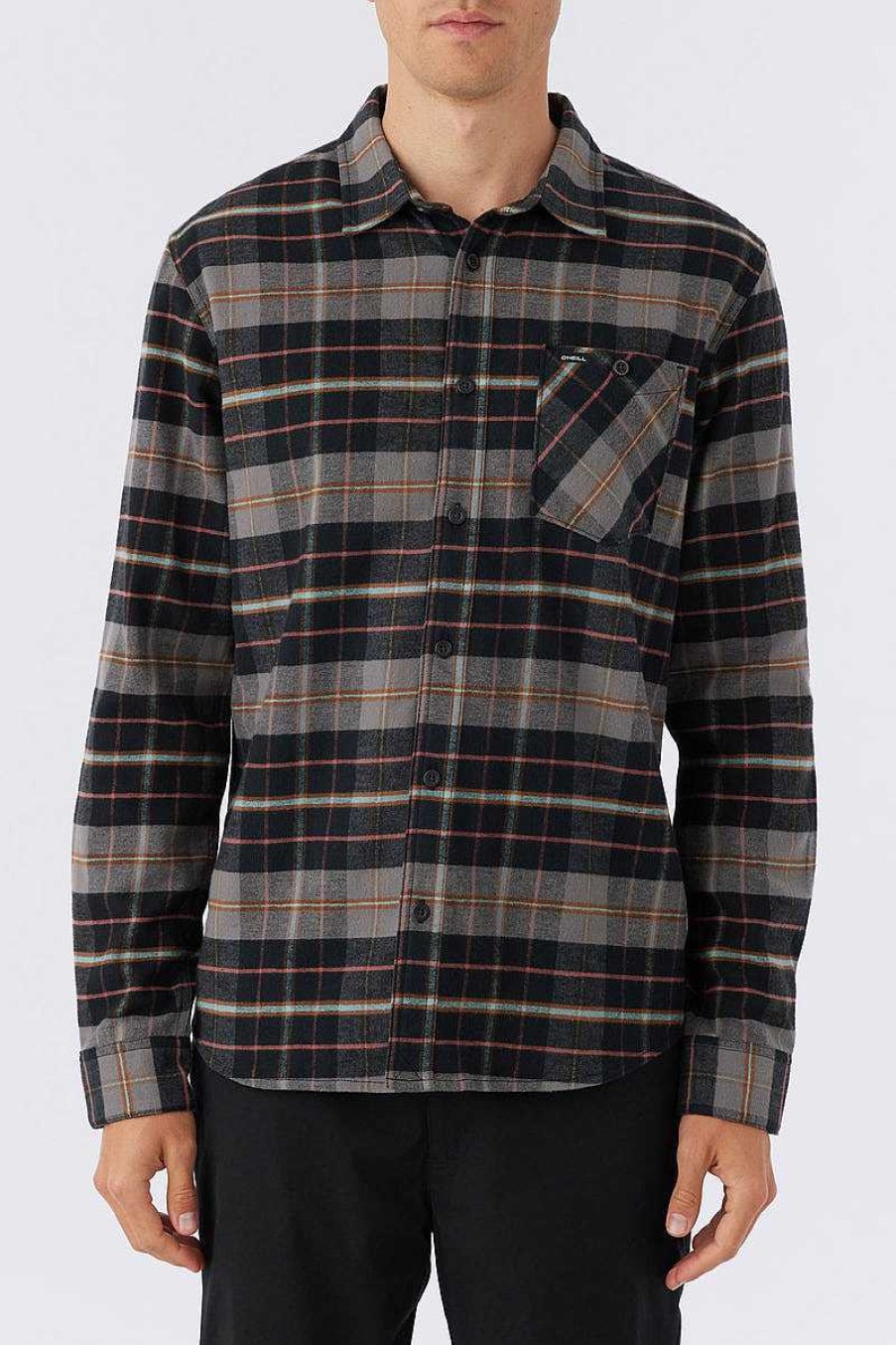 Herren O'Neill Hemden | Redmond Plaid Stretch-Flanellhemd Fur Herren