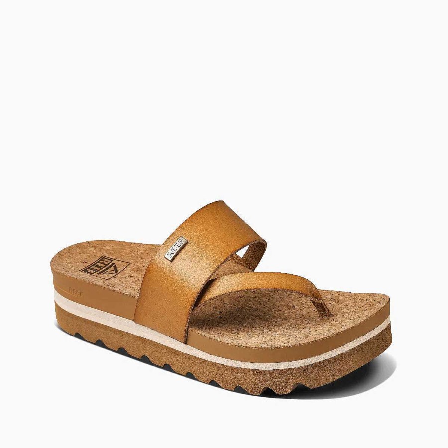 Schuhwerk Reef Sandalen | Kissen Sol Hi Fur Damen Naturlich