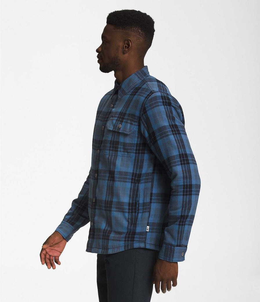 Herren The North Face Hemden | Campshire-Hemd Fur Manner Schattiges Blaues Mittelgroses Icon-Plaid