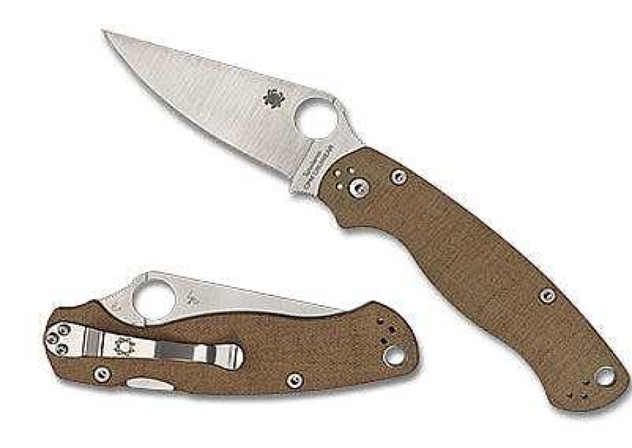 Gang Spyderco | Para Military 2 Cpm Cru-Wear Micarta