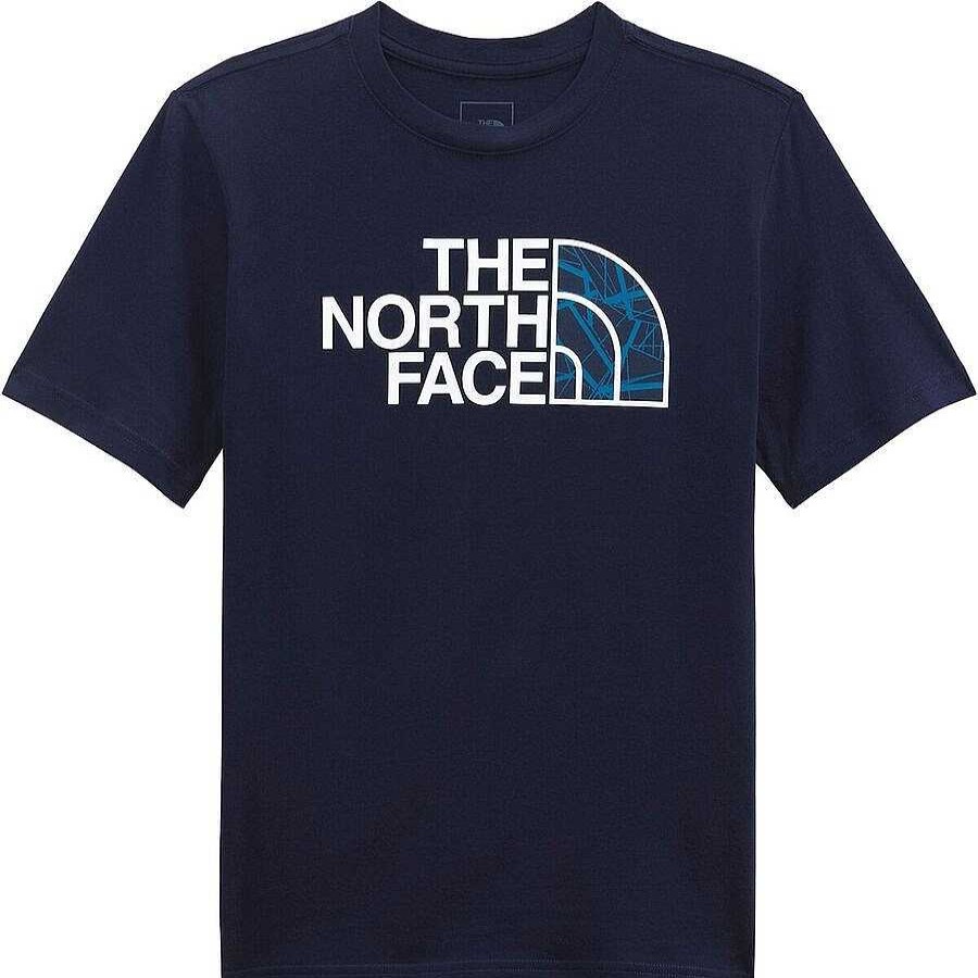 Kinder The North Face Oberteile | S/S-Grafik-T-Shirt Fur Jungen Tnf Navy/Tnf Navy