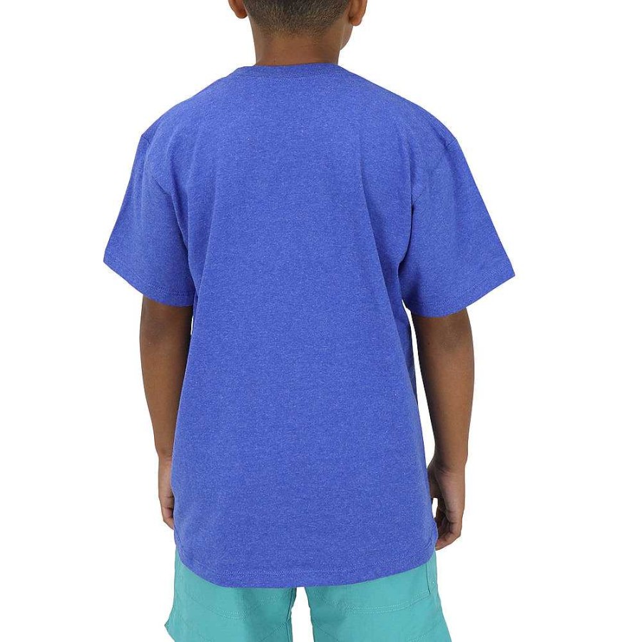 Kinder AFTCO Oberteile | Sharko Kurzarm-T-Shirt Fur Jungen