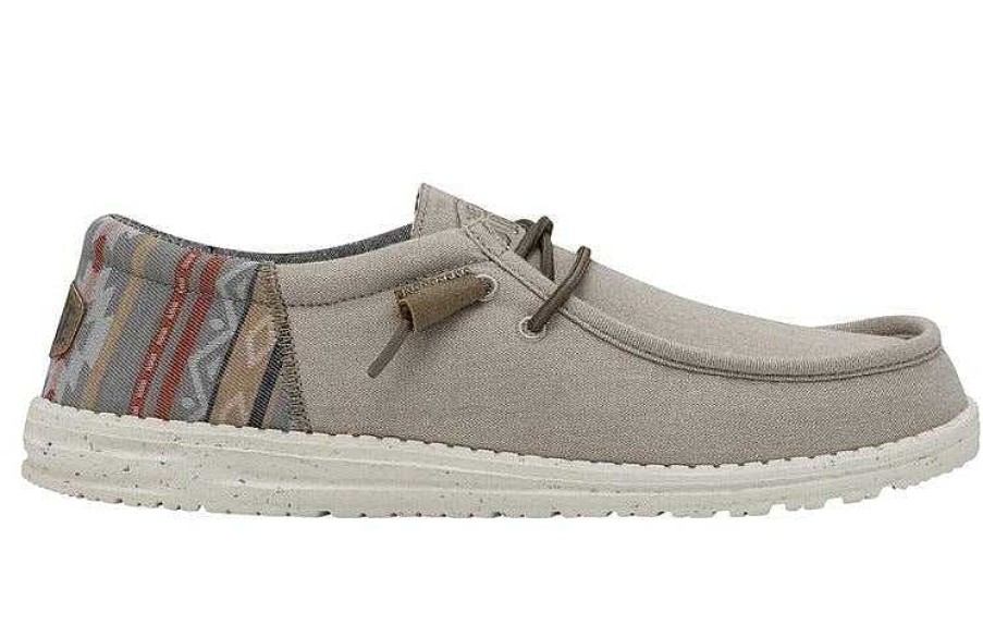 Schuhwerk Hey Dude Schuhe | Wally Eco Funk Fur Manner Sand