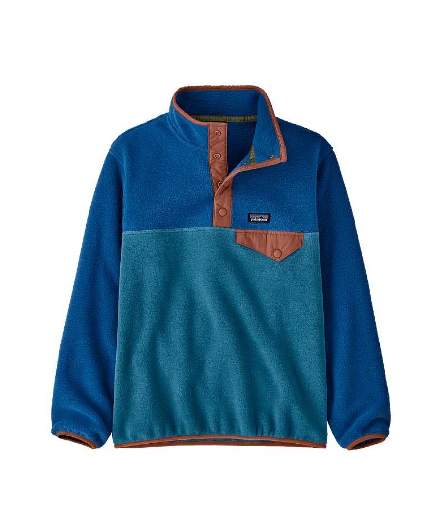 Kinder Patagonia Vlies | Leichter Synchilla Snap-T Fleecepullover Fur Kinder