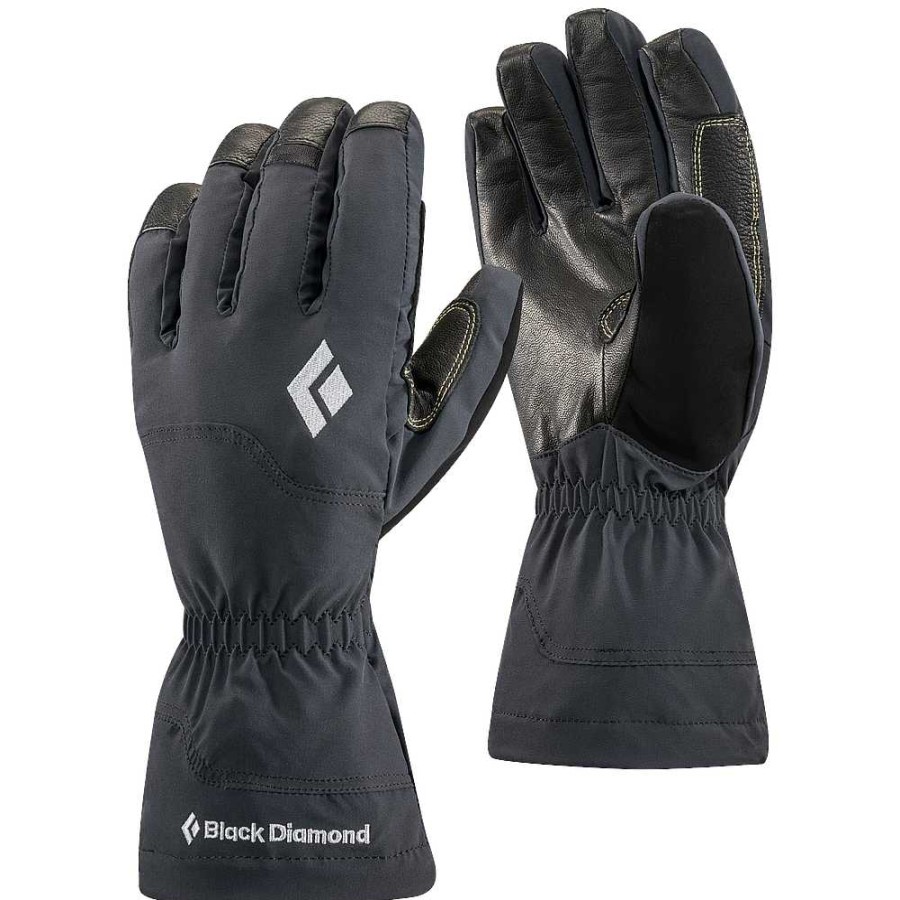 Herren Black Diamond Equipment Handschuhe | Glissade-Handschuhe Schwarz