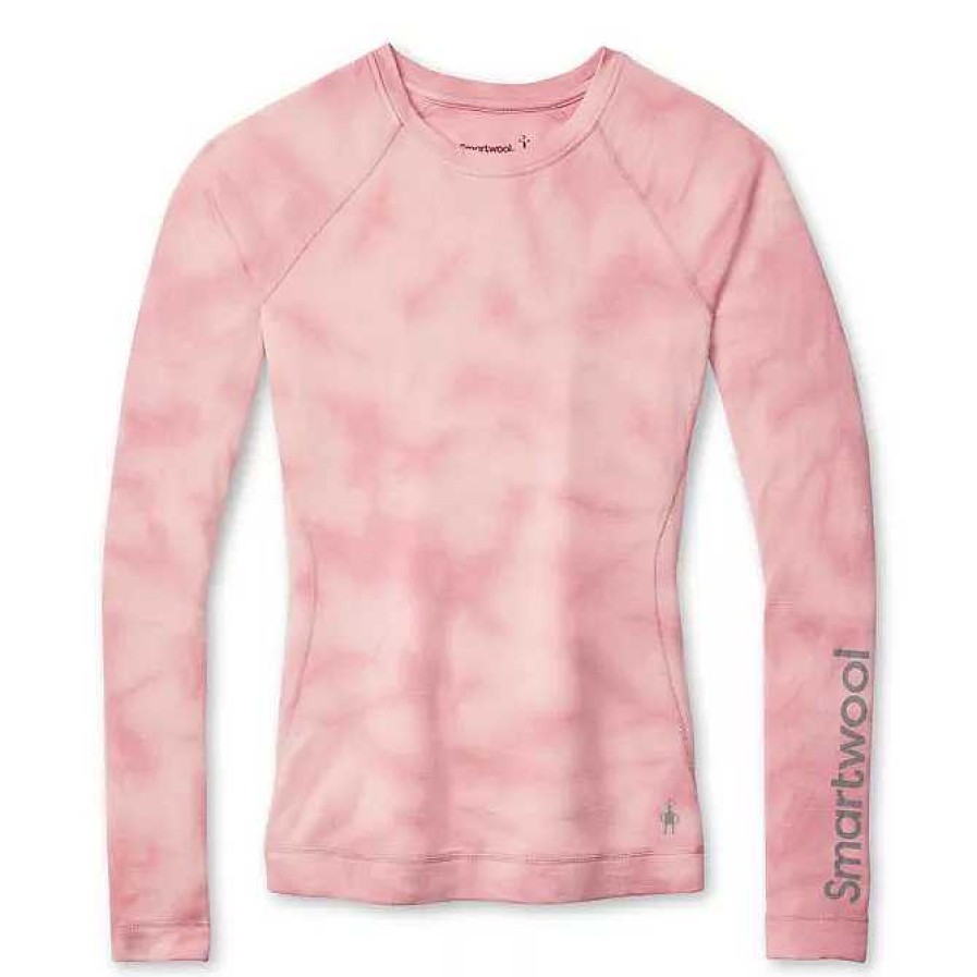 Damen Smartwool Baselayer Und Unterwasche | Merino 250 Base Layer Plant-Based Dye Logo Crew Fur Damen Rose Marble Wash