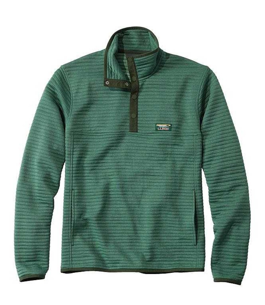 Herren L.L.Bean Hemden | Airlight-Strickpullover Fur Herren Helles Everglade-Heidekraut