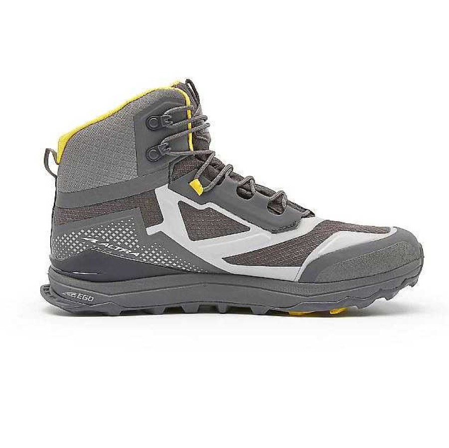 Schuhwerk Altra Schuhe | Lone Peak All-Weather Mid Fur Herren Grau/Gelb