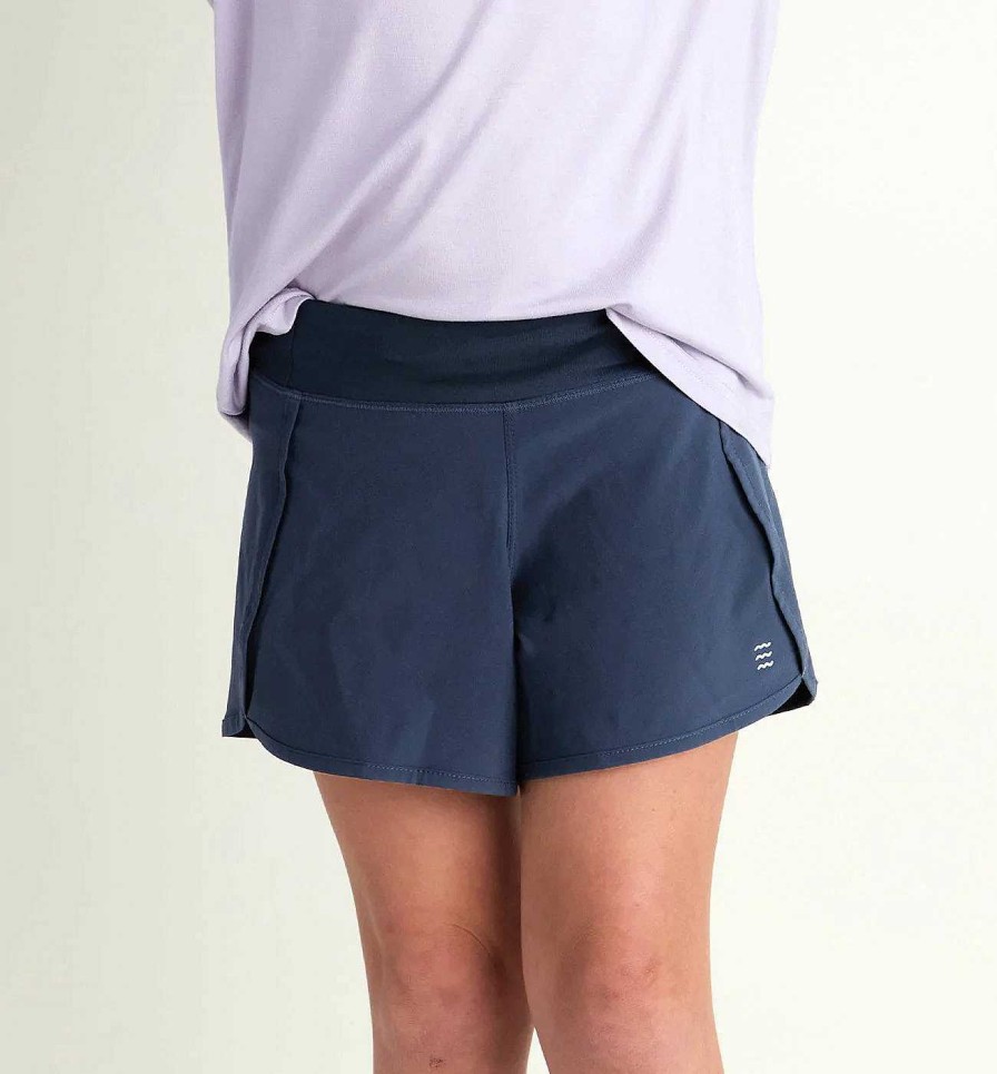 Kinder Free Fly Apparel Unterteile | Mit Bambus Gefutterte Breeze-Shorts Fur Madchen