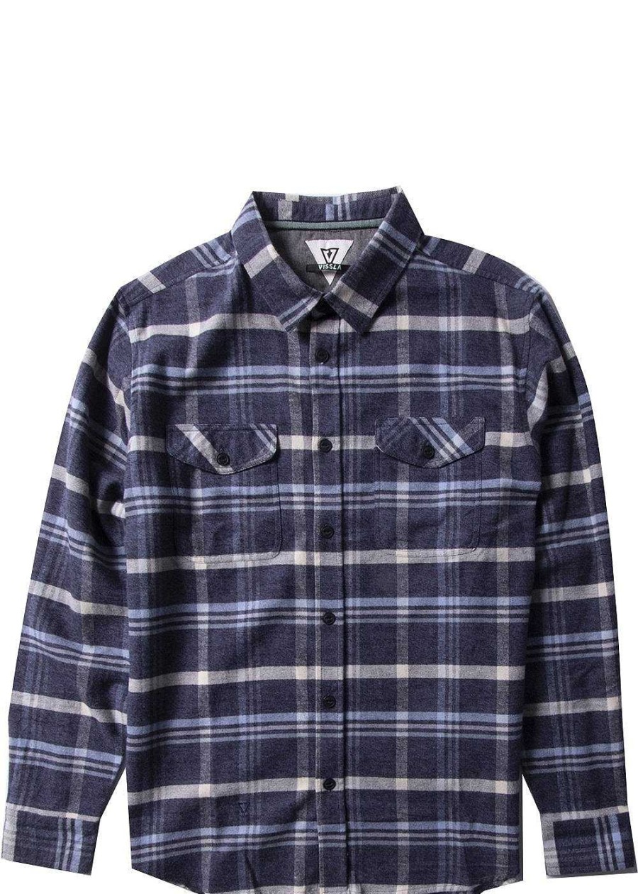 Herren Vissla Hemden | Central Coast Langarm-Flanell Fur Herren