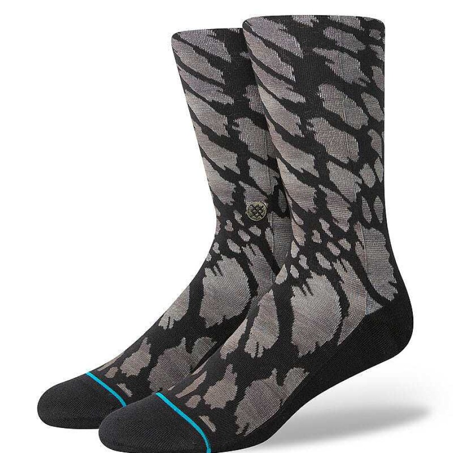 Herren Stance Socken | Reptilien-Poly-Crew-Socken Camo