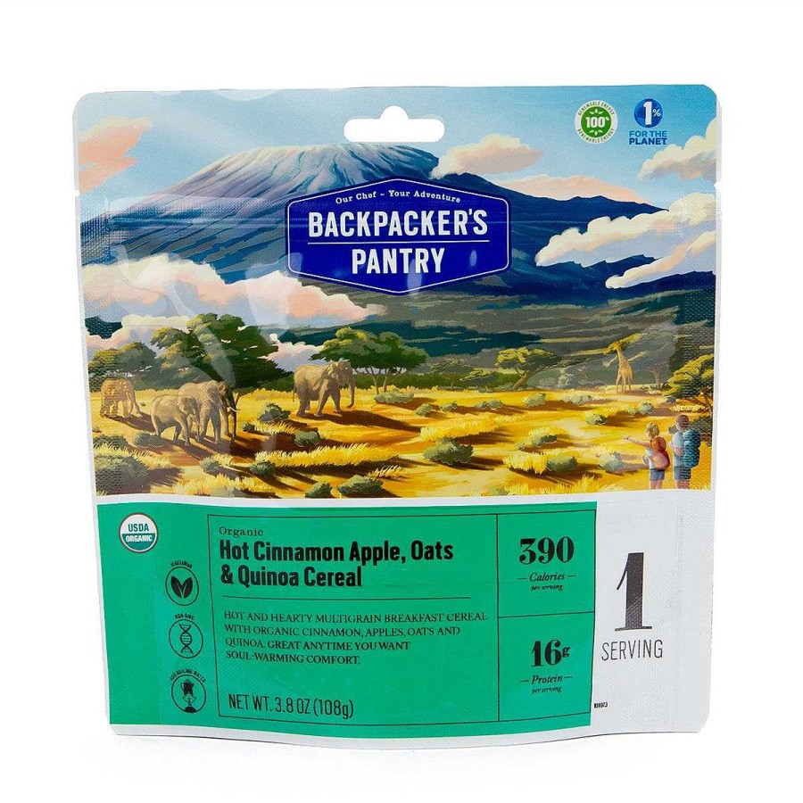 Gang Backpacker's Pantry Essen | Bio-Zimt-Apfel-Haferflocken Und Quinoa