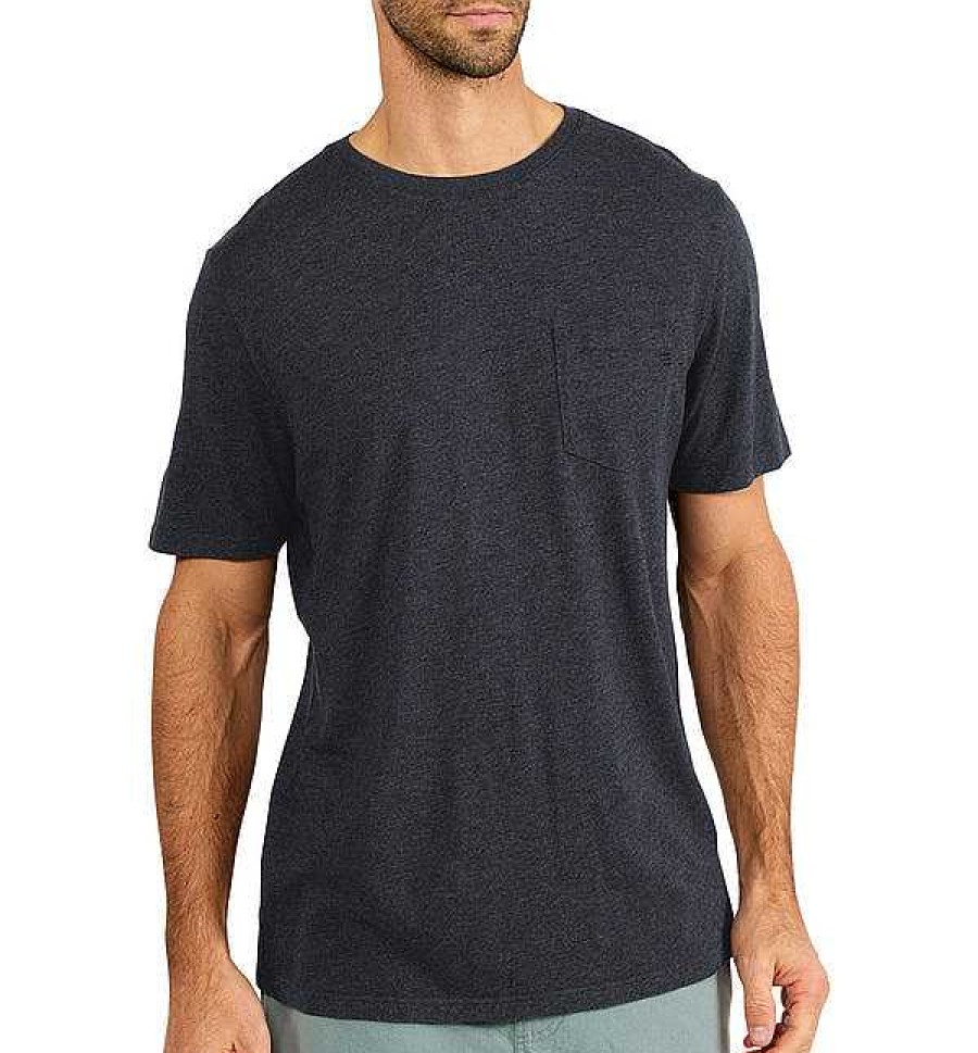 Herren Free Fly Apparel T-Shirts | Bamboo Heritage Pocket T-Shirt Fur Herren