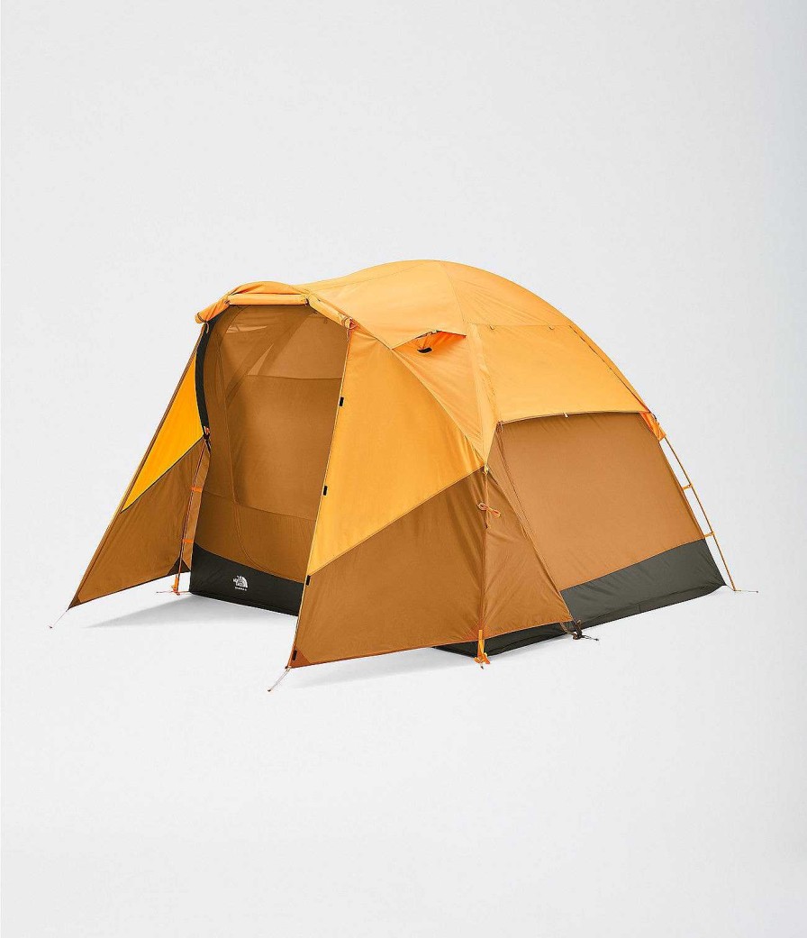 Gang The North Face Zelte | Wawona 4-Personen-Zelt Helles, Uppiges Orange/Timber Tan/New Taupe Green