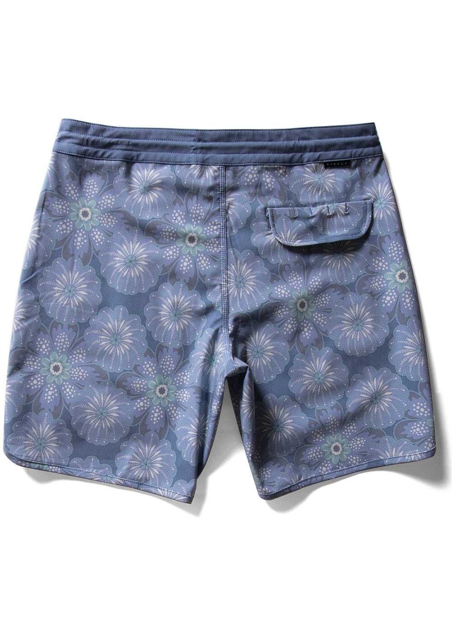 Herren Vissla Bademode | Kerikeri 17,5" Boardshort Fur Herren Hafenblau