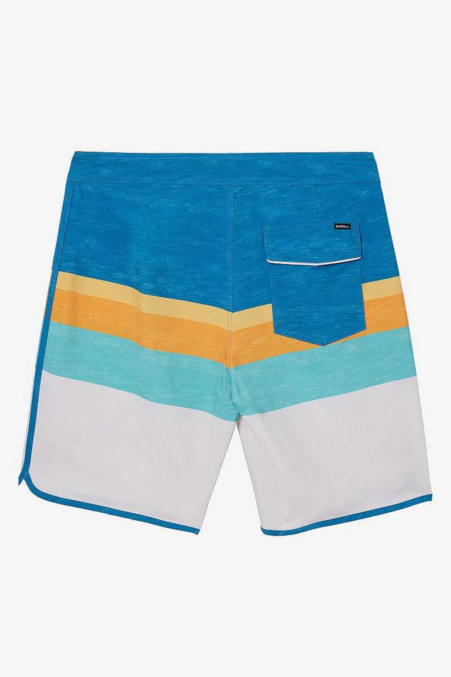 Herren O'Neill Bademode | Lennox Scallop 19" Boardshorts Fur Herren Creme