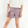 Kinder Free Fly Apparel Unterteile | Mit Bambus Gefutterte Breeze-Shorts Fur Madchen Lila Spitze