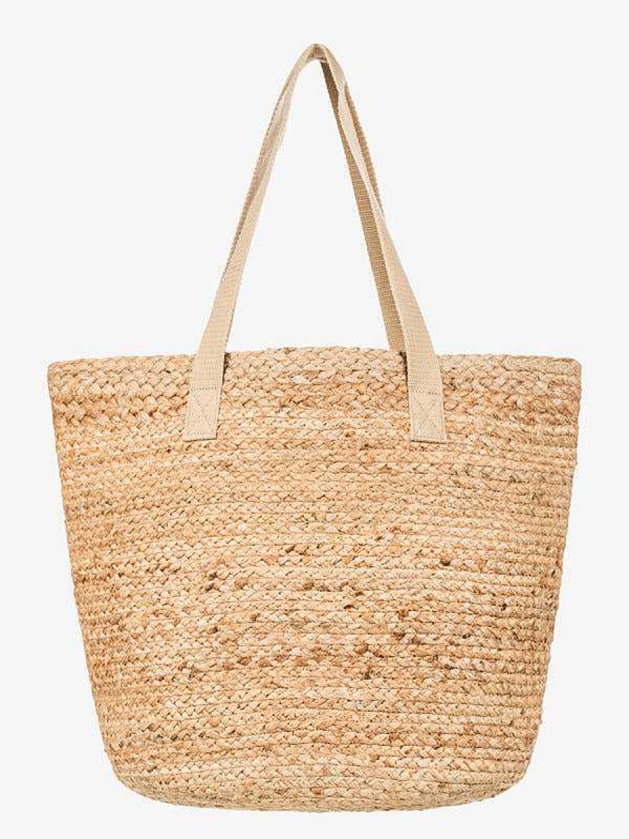 Damen Roxy Taschen Und Geldborsen | Ritual Kiss Tote Strandtasche Naturlich