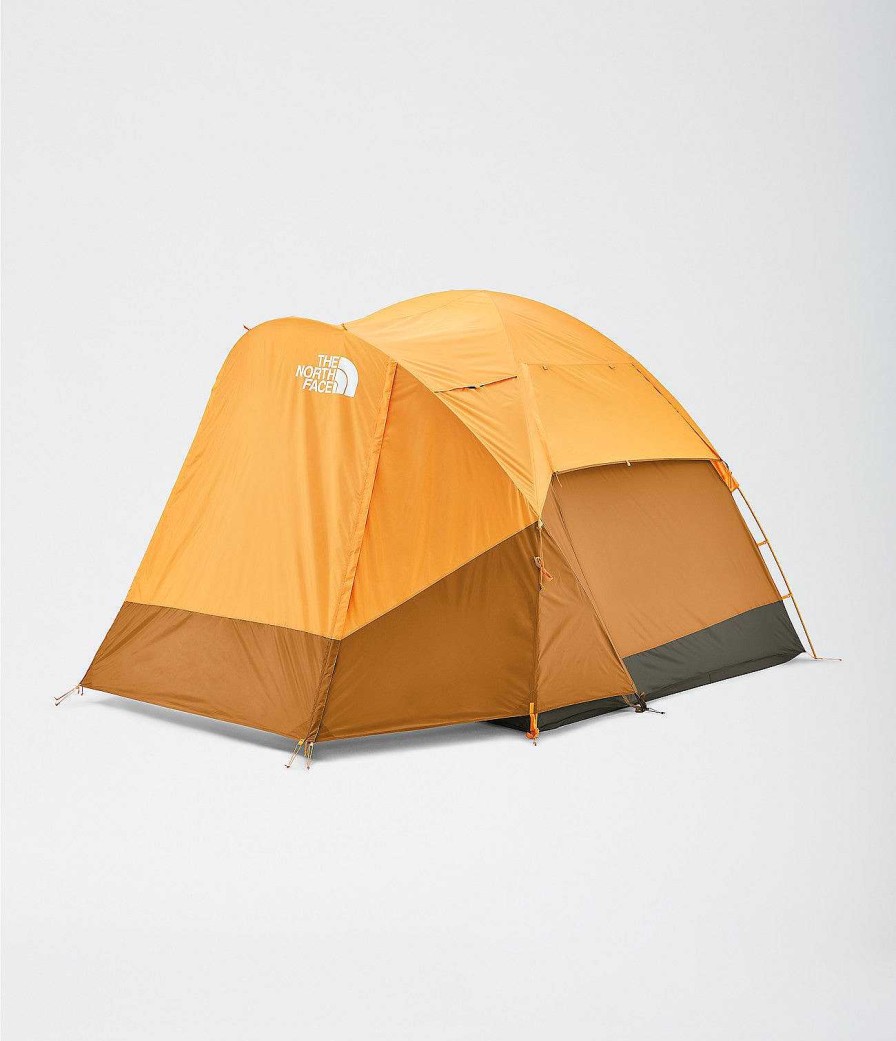 Gang The North Face Zelte | Wawona 4-Personen-Zelt Helles, Uppiges Orange/Timber Tan/New Taupe Green