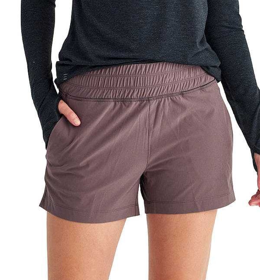 Damen Free Fly Apparel Kurze Hose | Pull-On Breeze Short Fur Damen