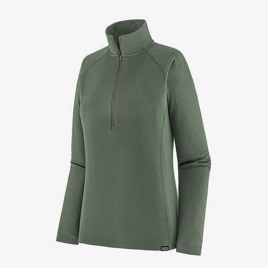 Damen Patagonia Baselayer Und Unterwasche | Mittelschwerer Capilene-Pullover Mit Reisverschluss Fur Damen