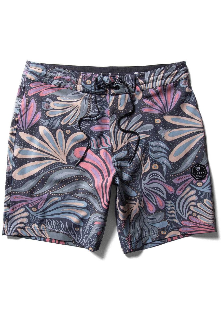 Kinder Vissla Unterteile | Jungle Nights 17" Boardshort Fur Jungen Phantom