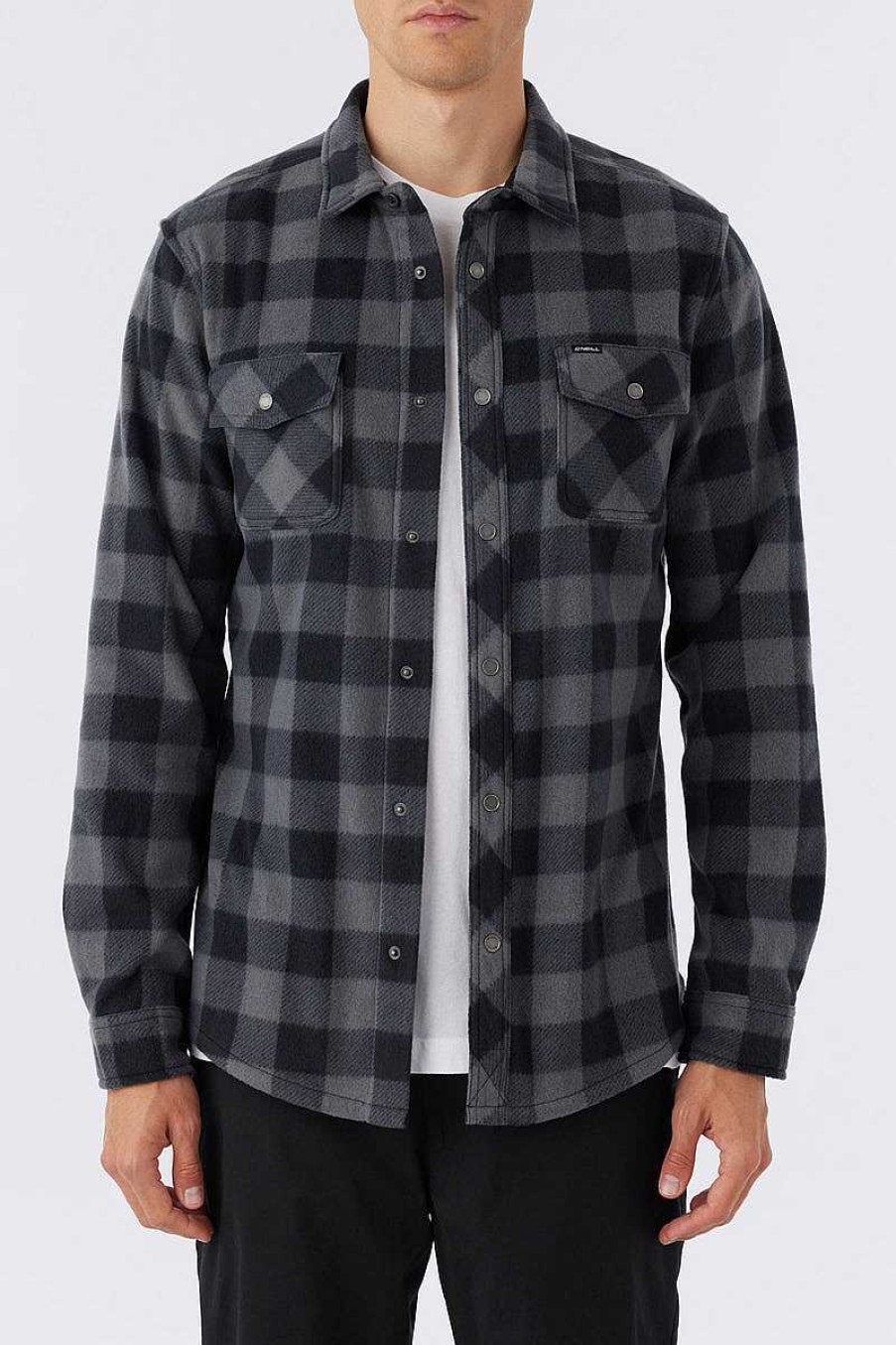 Herren O'Neill Hemden | Glacier Plaid Superfleece-Hemd Fur Herren